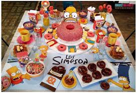 Simpson Breakfast Tv Show Party Ideas Photo 1 Of 12 Simpsons Party Breakfast Party Funny Birthday Cakes