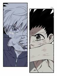 I blushed at the sight and slowly leaned down to peck him on the cheek softly. Hxh Hisoka Explore Tumblr Posts And Blogs Tumgir