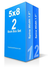 2 Book Box Set Mockup Free Cover Actions Premium Mockup Psd Template Book Box Boxset Books