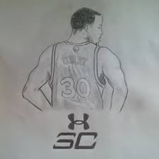 Carefully draw the basketball player's clothes. 19 Cool Basketball Drawings Ideas Basketball Drawings Nba Art Basketball Art