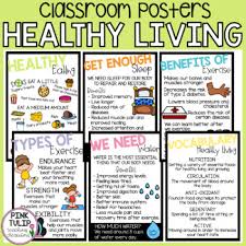 Find over 100+ of the best free healthy lifestyle images. Healthy Living Poster Set Classroom Decor By Pink Tulip Teaching Creations