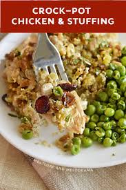 Crock Pot Chicken And Stuffing Recipe Crockpot Chicken Chicken Dinner Recipes Dinner Recipes Easy Family