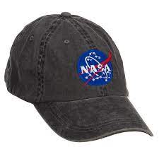 Nasa Insignia Embroidered Washed Cap Black Cm127a78un5 Nasa Clothes Casual Hat Stylish Hats