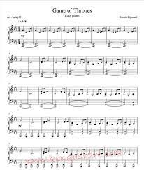 Game of thrones main theme adapted for a first/second year piano player. Game Of Thrones Piano Sheet Music By Ramin Djawadi In