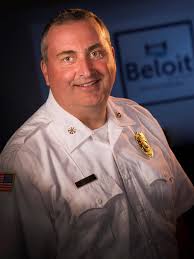Congratulations to Chief Dan Pease! We are sharing a photo of him working  at our community testing site just minutes after being named fire chief by  the Beloit Police & Fire Commission.