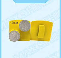 Quick Lock Double Buttons Diamond Grinding Plate Disc Wing Tools for  Klindex Floor Grinders
