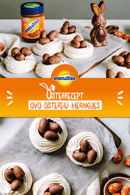 Rezept Ovo Ostereili Meringues Ovomaltine Ch Rezept Dessert Rezepte Einfach Rezepte Rezeptideen