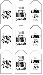 Today we have a set of printable easter gift tags for you. Printable Little Easter Gift Tags Make Cute Favors