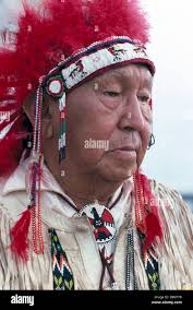 Canadian native american elder hi-res stock photography and images