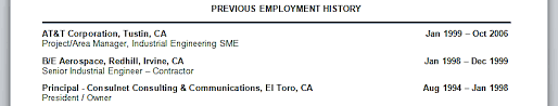 canada resume format