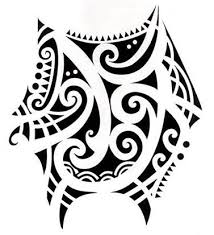 A Tattoo Design With Ocean Waves Polynesian Tattoo Designs Polynesian Tribal Tattoos Tribal Tattoos