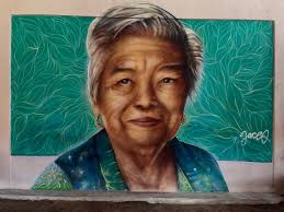 Doña Sara “ Obra realizada para @painapol_mx Y restaurada en 2024 Especial  agradeciendo para Sara Ulloa y Valerio , Pina y todo su gran equipo de  trabajo . #holbox #steetart #mural #artist #