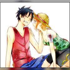 Had To Pin It Had To This Is Sooo Cute One Piece Luffy Luffy X Nami Luffy
