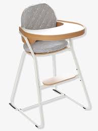 Chaise Haute Design Charlie Crane Vertbaudet Gris Blanc Bois Developpee Par Vertbaudet Avec L Edi Chaise Haute Design Chaise Haute Chaise Haute Bebe Design