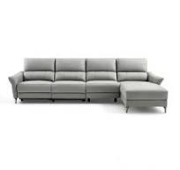 Koleksi Mewah Sofa Kursi Kulit Warna Abu-abu G001 Pabrikan ...