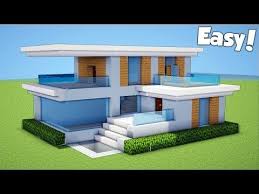This tutorial will help you construct some of the most useful as well as some of the most impressive buildings available to minecraft. Minecraft How To Build A Small Easy Modern House Tutorial 23 Youtube Minecraft Modern Minecraft House Tutorials Easy Minecraft Houses