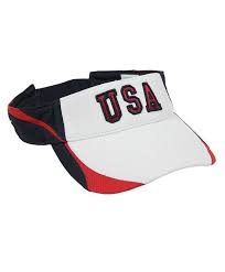 Patriotic White Usa Visor Cb11cgemicx Hats For Men Mens Hats Fashion Visor