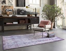B 120 cm, l 160 cm florhöhe: Teppich Vintage Grau Lila Blau Orange Kurzflor Embrace Wecon Home Outlet Teppiche
