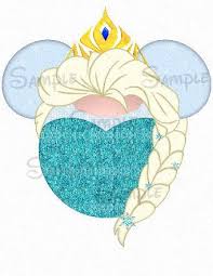 Elsa Inspired Mickey Head Digital Printable File Diy Etsy Disney Christmas Diy Disney Shirts Mickey Head