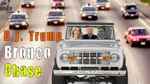 Trump In White Ford Bronco Chase Getaway Animation Funny Youtube