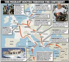 Αποτέλεσμα εικόνας για influx of migrants into Europe