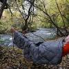The double hammock is made with sunbrella® fabric to outlast every season, year after year. 1