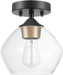 Black And Gold Flush Mount Ceiling Light Pin On Lighting