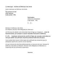 Veuillez agréer, monsieur, mes sincères salutations. Justice Saisine Du Defenseur Des Droits Lettre Type Ufc Que Choisir