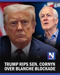 NEWSMAX on X: ""Todd Blanche, a good man, should be immediately approved as U.S. Attorney General." President Donald Trump on Friday morning criticized John Cornyn for blocking Todd Blanche's nomination for attorney