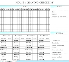 Free Professional House Cleaning Checklist Template Elegant