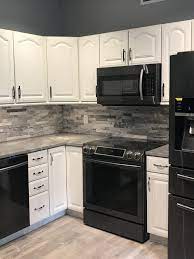 Maybe you would like to learn more about one of these? White Kitchen Cabinets Black Appliances Instaimage