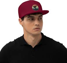 Taekwondo Martial Arts Flat Bill Hats for Men Classic Cap