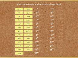 Apa perasaan anda bila nampak cicak? 25 Nama Rasul Ordre De Classificacio