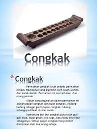 Permainan ini memerlukan dua orang pemain.alatan yang digunakan dalam permainan ini. Permainan Tradisional Congkak