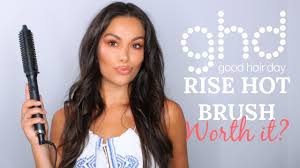 Getting sleeker, straighter hair is literally as easy as brushing your hair with one of these the 8 hair straightening brushes that actually work. Testing Ghd Rise Hot Brush Worth It Beauty S Big Sister Youtube