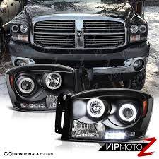 Ccfl Halo Angel Eyes Led Projector Black Headlight 06 08 Dodge Ram Pickup Truck Ebay Truck Rims And Tires Dodge Ram Dodge Ram 1500