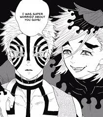 Персонажи аниме наруто фан арт манга странный фэнтези. No More Humans Akaza And Doma Bffs