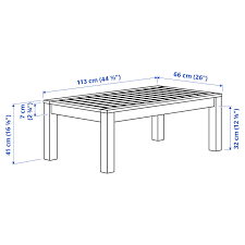 Helps you keep your things organized and the table top clear. Kloven Coffee Table Outdoor Black Brown 441 2x26 Ikea