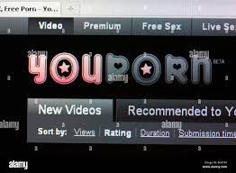 screenshot of free internet porn website youporn for editorial use only  Stock Photo - Alamy
