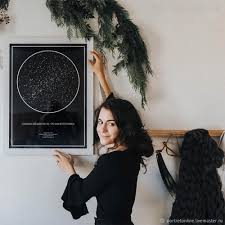 An Original Gift For Your Beloved Sisters Birthday Star Chart