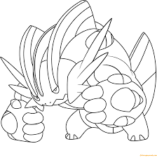 Coloring fun for all ages, adults and children. Mega Swampert From Pokemon Coloring Pages Cartoons Coloring Pages Coloring Pages For Kids And Adults