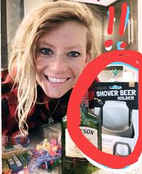 A friend sent me a care package and it included a SHOWER BEER HOLDER.  Something I never knew I needed but here we are... -Seanna