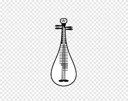 Painting using one stroke technique. Pipa Pattern Chinese Style Lute Png Pngegg