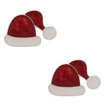 Buy wholesale santa hats at huge discount savings. Glitter Santa Hat Stud Earrings Red Claire S Us
