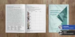 ks3 english activities year 7 8 9 english worksheets