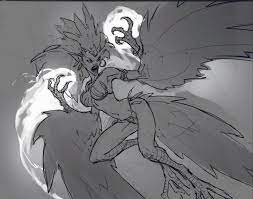 Harpy Matriarch Process Step By Step Painting Matriarch World Of Warcraft