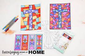 You can sit for hours, drowning in your own imagination and coloring these stained glass printables. Free Stained Glass Coloring Pages And Bookmarks For Easter