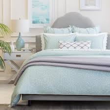 This stylish coverlet features a grey and white chevron print broken up by white vertical stripes and a solid teal at the top that pops! Porcelain Green Bedding Crane Canopy