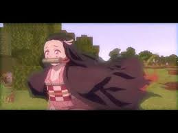 Demon Slayer Kimetsu No Yaiba Nezuko Running In Minecraft Minecraft Videos