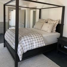 Because the bed frame holds your mattress, it is one of the most essential pieces of furniture when it comes to your bedroom. Farmhouse Canopy Bed Wooden Beds Pottery Barn